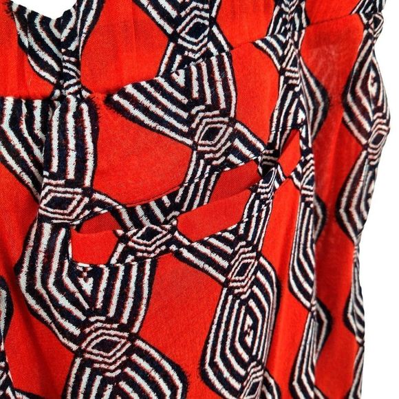 Democracy Palazzo Pants (L) Red Black White Wow - Picture 7 of 12